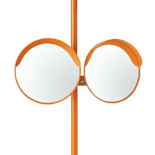 カーブミラー 300mmΦ 二面鏡ポール付