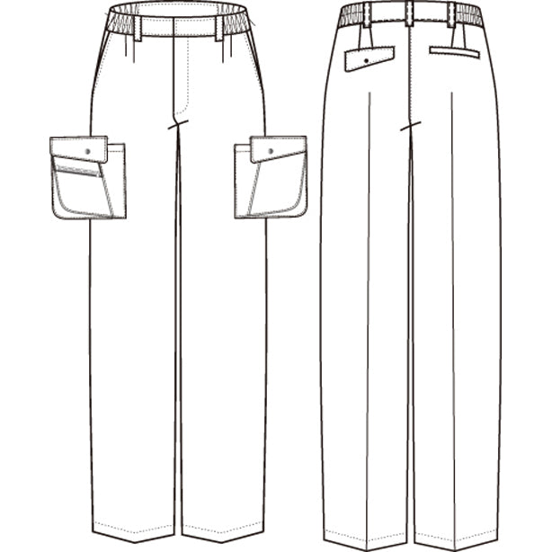 AZ-6329 レディースカーゴパンツ 商品コード：AZ-6329 絵型
