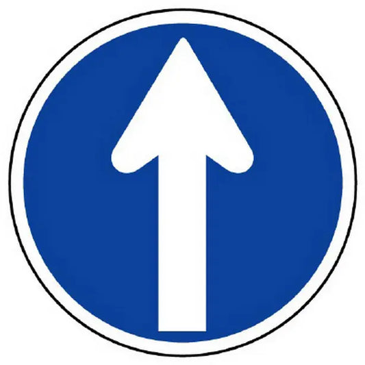 規制標識 311-C 指定方向進行禁止