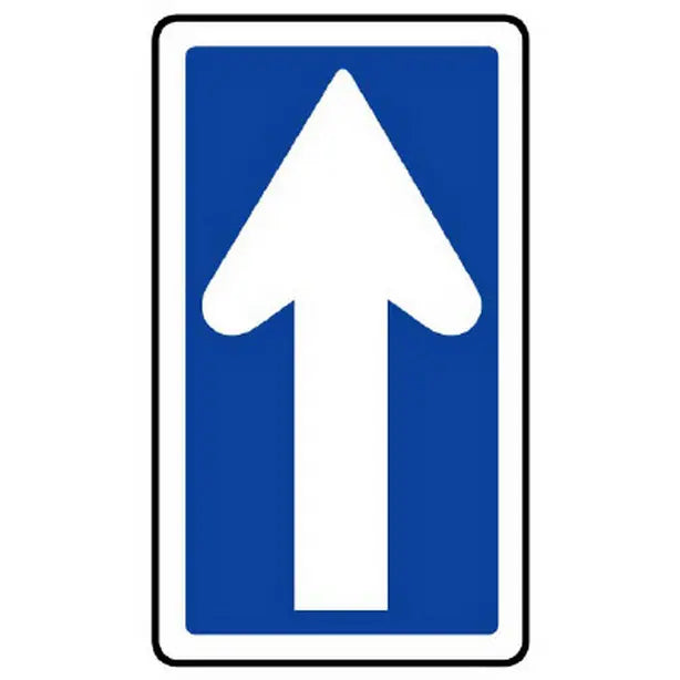 規制標識 326-B 一方通行