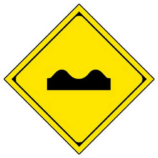 警戒標識 209の3 路面凸凹あり