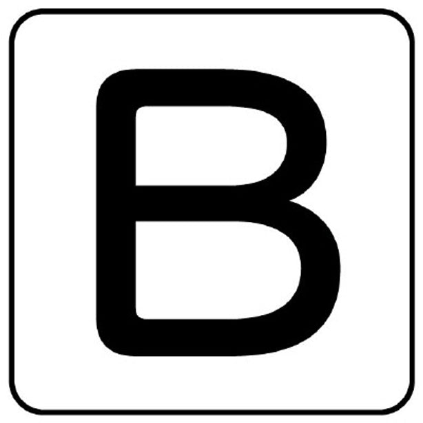 配管ステッカー B