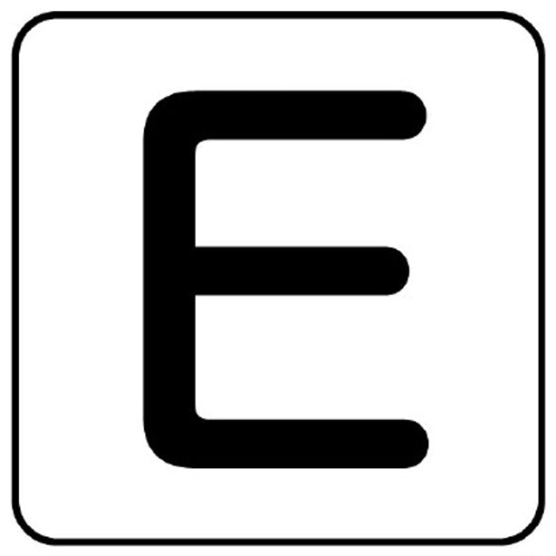 配管ステッカー E