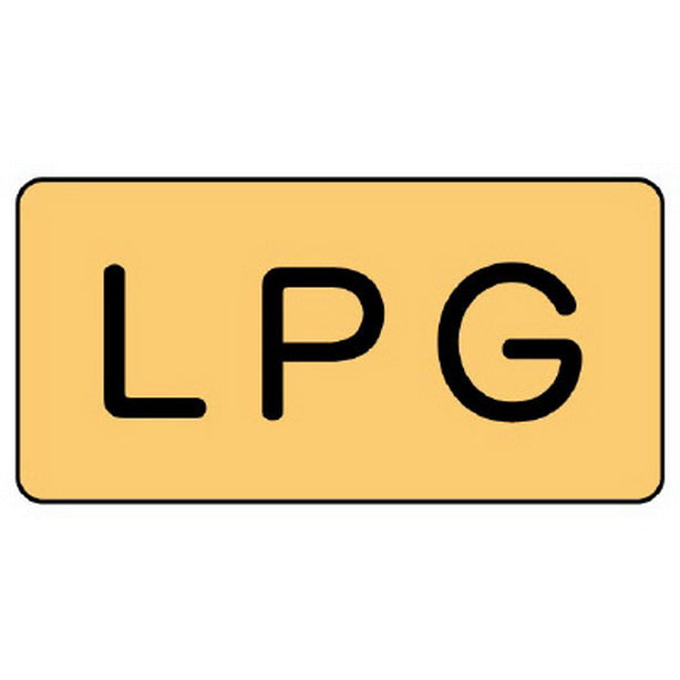 配管ステッカー LPG
