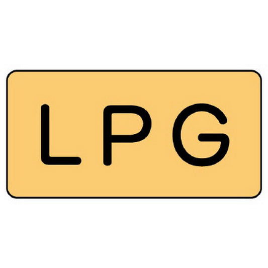 配管ステッカー LPG
