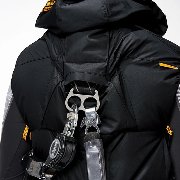 メーカー:ATACKBASE 品名&品番:ATACKBACE ATC-7700 The tough 空調風神服 チタンフードベストコンプリートセット 背中ハーネスランヤード取付口
