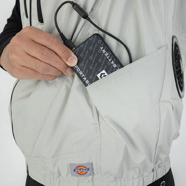 メーカー:CO_COS 品名&品番:Dickies CC-D-220 日傘遮熱®半袖ブルゾンコンプリートセット ポケット