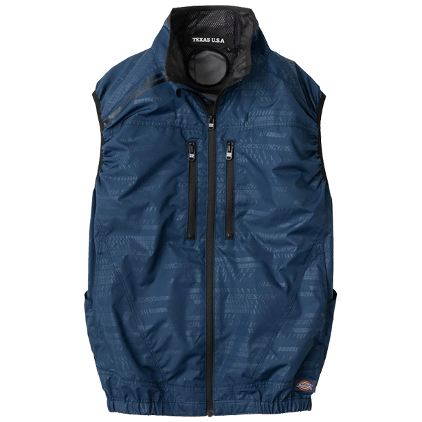 メーカー:CO_COS 品名&品番:Dickies CC-D-229 日傘遮熱®ベストコンプリートセット(一覧表示用)  カラー:ネイビー