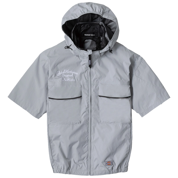 メーカー:CO_COS 品名&品番:Dickies CC-D-290 日傘遮熱®半袖ブルゾンコンプリートセット(一覧表示用)  カラー:シルバー
