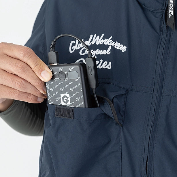メーカー:CO_COS 品名&品番:Dickies CC-D-290 日傘遮熱®半袖ブルゾンコンプリートセット リモコンバッテリー