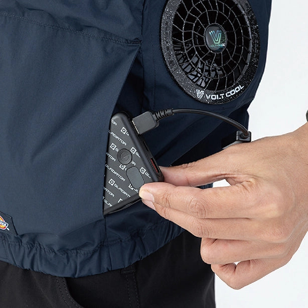 メーカー:CO_COS 品名&品番:Dickies CC-D-290 日傘遮熱®半袖ブルゾンコンプリートセット リモコンバッテリー