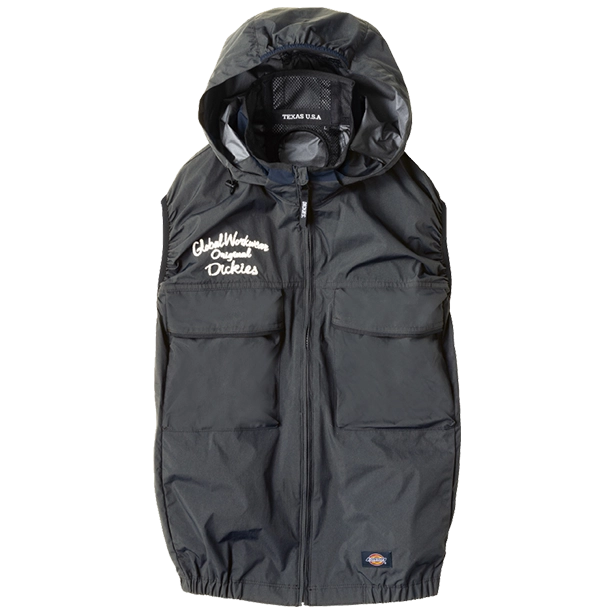 メーカー:CO_COS 品名&品番:Dickies CC-D-299 日傘遮熱®ベストコンプリートセット(オプション表示用)  カラー:チャコール