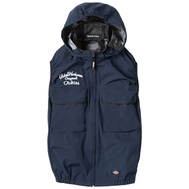 メーカー:CO_COS 品名&品番:Dickies CC-D-299 日傘遮熱®ベストコンプリートセット(一覧表示用)  カラー:ネイビー
