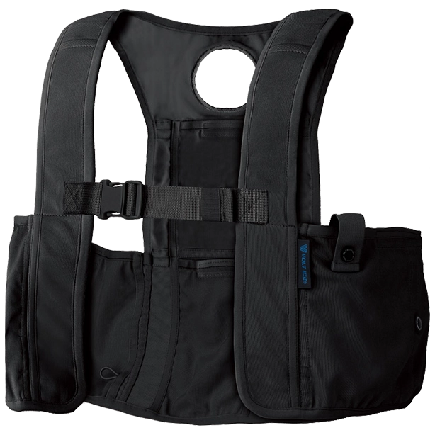 メーカー:CO_COS 品名&品番:CO-COS GI-469 0℃氷零アイスベストセット【保冷剤150g】 VOLTCOOL®×GLADIATOR(一覧表示用)  カラー:ブラック