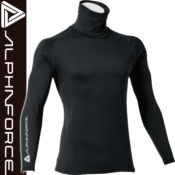 メーカー:ALTCO 品名&品番:ALPHAFORCE ALT-22AW002 ドライウォームニットハイネックコンプレッション(オプション表示用) 