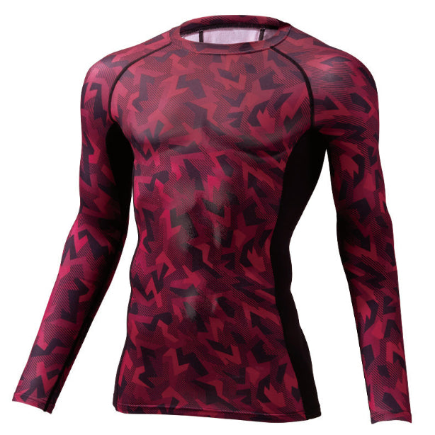 Z-DRAGON JC-78184 AI生成カモフラ柄ハイスペックコンプレッションを