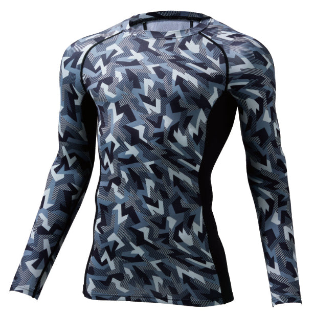 Z-DRAGON JC-78184 AI生成カモフラ柄ハイスペックコンプレッションを