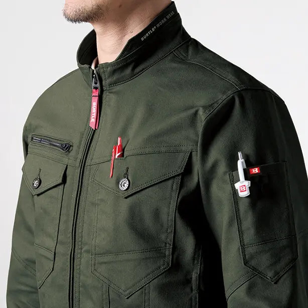 メーカー:BURTLE 品名&品番:BURTLE BTL-5021 ジャケット【ユニセックス】 袖マルチポケット