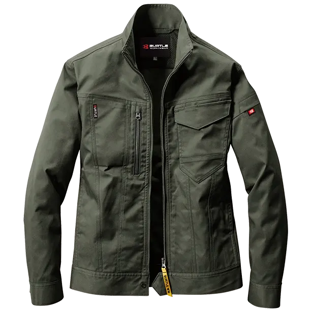 メーカー:BURTLE 品名&品番:BURTLE BTL-6201 ジャケット【ユニセックス】(一覧表示用)  カラー：ミルスグリーン