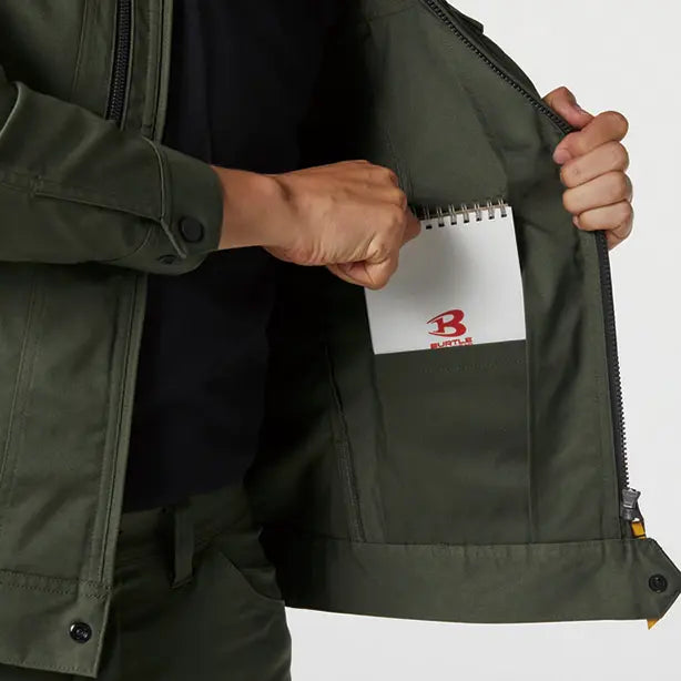 メーカー:BURTLE 品名&品番:BURTLE BTL-6201 ジャケット【ユニセックス】 左内ポケット