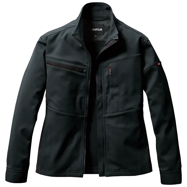 メーカー:BURTLE 品名&品番:BURTLE BTL-9711 ジャケット【ユニセックス】(一覧表示用)  カラー：ブラック