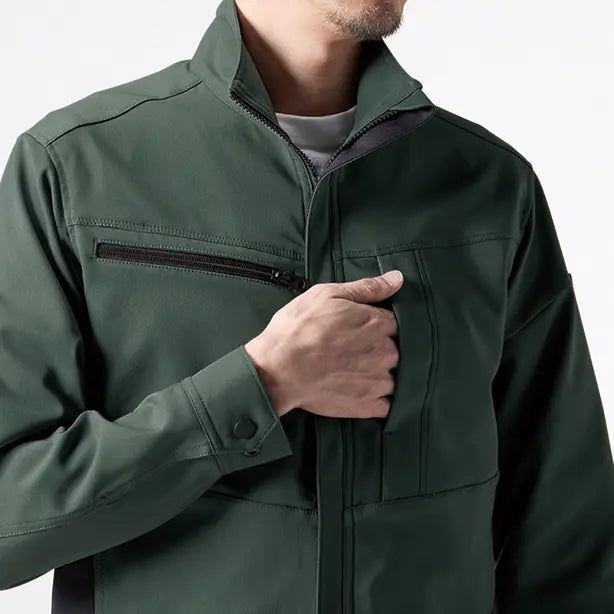 メーカー:BURTLE 品名&品番:BURTLE BTL-9711 ジャケット【ユニセックス】 胸ポケット