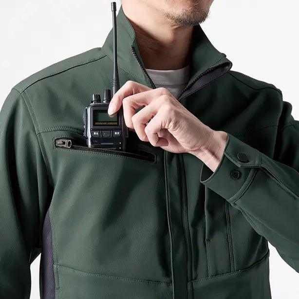 メーカー:BURTLE 品名&品番:BURTLE BTL-9711 ジャケット【ユニセックス】 右胸ファスナーポケット