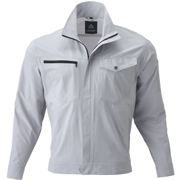 メーカー:ATACKBASE 品名&品番:APEX WIN ATC-19034 帯電防止ストレッチブルゾン APEXWIN(オプション表示用)  カラー:グレー