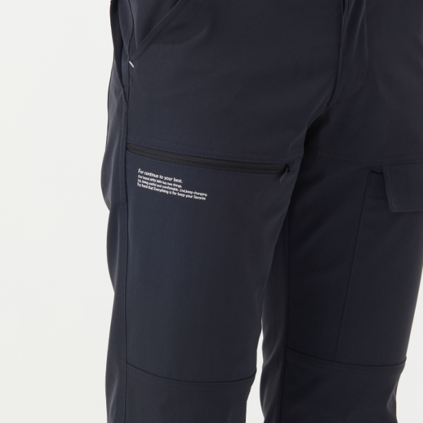 メーカー:ATACKBASE 品名&品番:ATACK BASE ATC-19071 帯電防止ストレッチカーゴ APEXWIN 右足ファスナーポケット