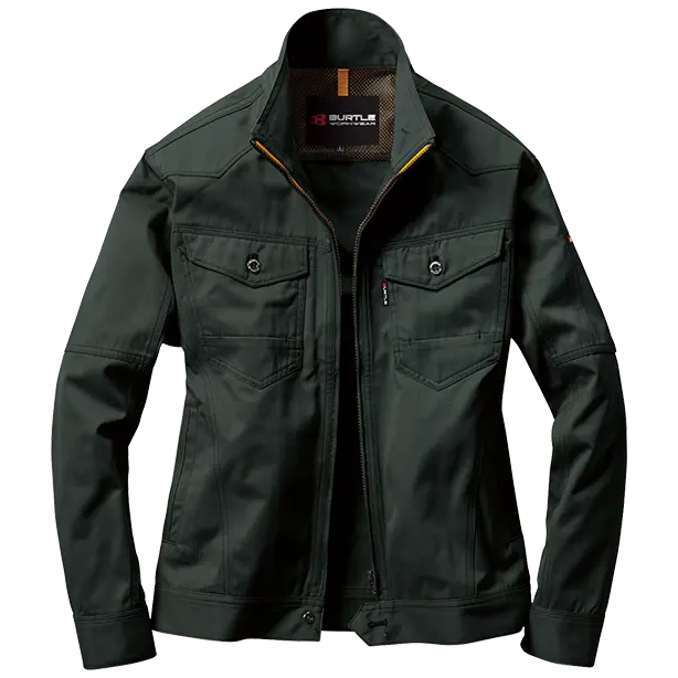 メーカー:BURTLE 品名&品番:BURTLE BTL-1501 ジャケット【ユニセックス】(一覧表示用)  カラー：ザック