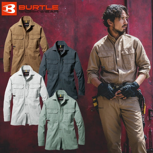 メーカー:BURTLE 品名&品番:BURTLE BTL-8035 長袖シャツ【ユニセックス】(オプション表示用) 