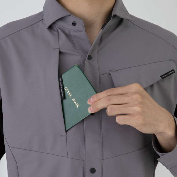 メーカー:CO_COS 品名&品番:CO-COS CC-A-7068 秋冬最強のびのびストレッチ長袖シャツ ANDARESCHIETTI【通年】 縦ポケット