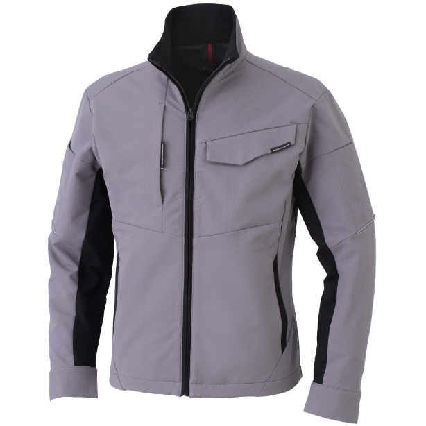 メーカー:CO_COS 品名&品番:CO-COS CC-A-7160 秋冬最強のびのびストレッチブルゾン ANDARESCHIETTI(オプション表示用)  カラー:グレー(ブラック)