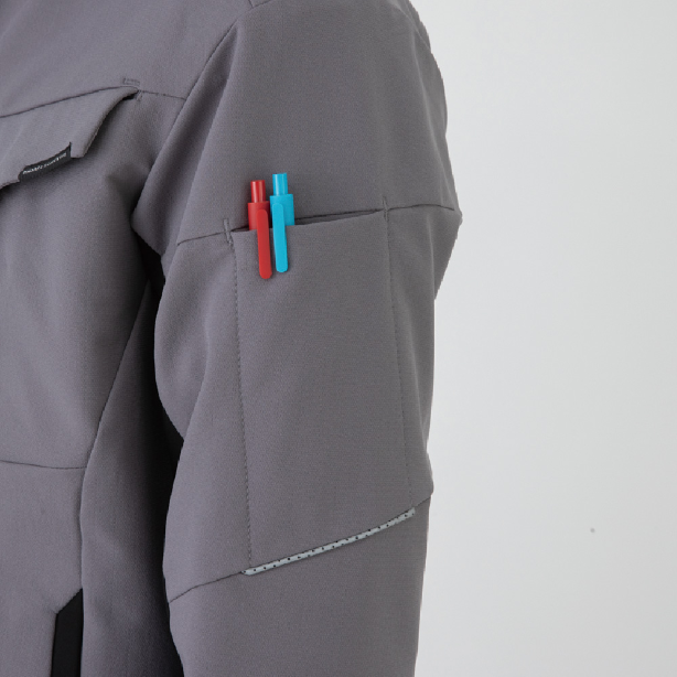 メーカー:CO_COS 品名&品番:CO-COS CC-A-7160 秋冬最強のびのびストレッチブルゾン ANDARESCHIETTI 両袖ペン差し