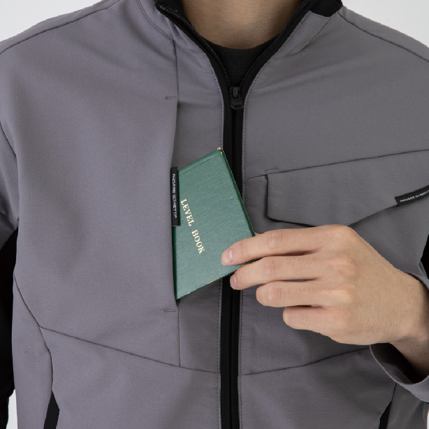 メーカー:CO_COS 品名&品番:CO-COS CC-A-7160 秋冬最強のびのびストレッチブルゾン ANDARESCHIETTI 縦ポケット