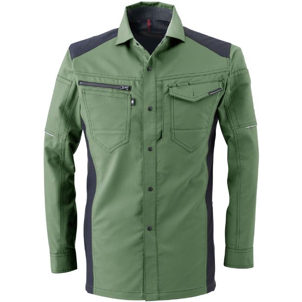 メーカー:CO_COS 品名&品番:CO-COS CC-A-9078 秋冬スマートシルエット長袖シャツ ANDARESCHIETTI【通年】(一覧表示用)  カラー:シダー