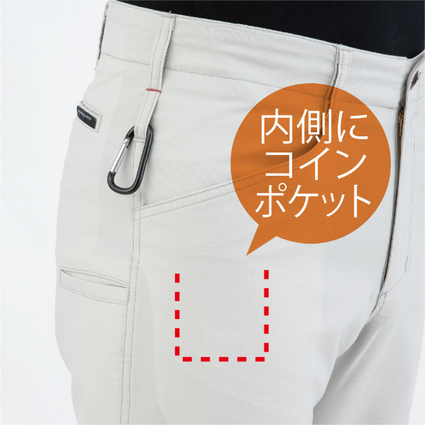 メーカー:CO_COS 品名&品番:CO-COS CC-A-9173 秋冬スマートシルエットスラックス ANDARESCHIETTI 両脇コインポケット