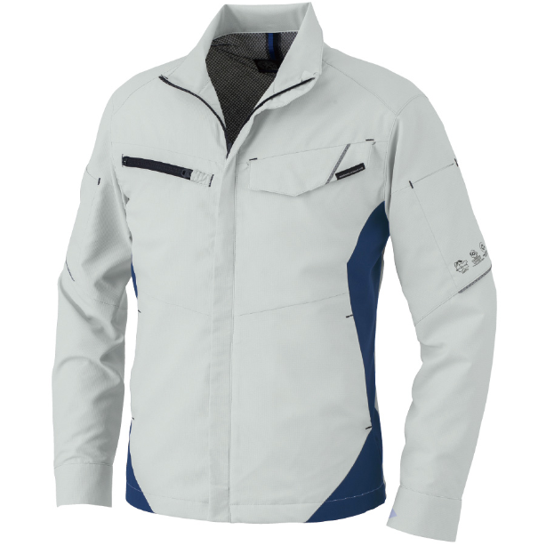 メーカー:CO_COS 品名&品番:CO-COS CC-AE-8190 秋冬SDGsサステナブル裏綿ブルゾン(一覧表示用)  カラー:シルバー