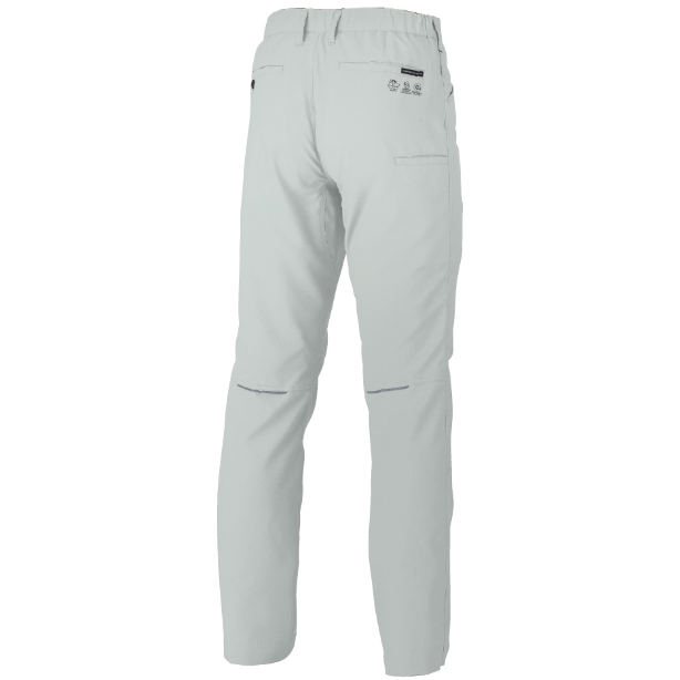 メーカー:CO_COS 品名&品番:CO-COS CC-AE-8193 秋冬SDGsサステナブル裏綿スラックス カラー:シルバー(バックスタイル)