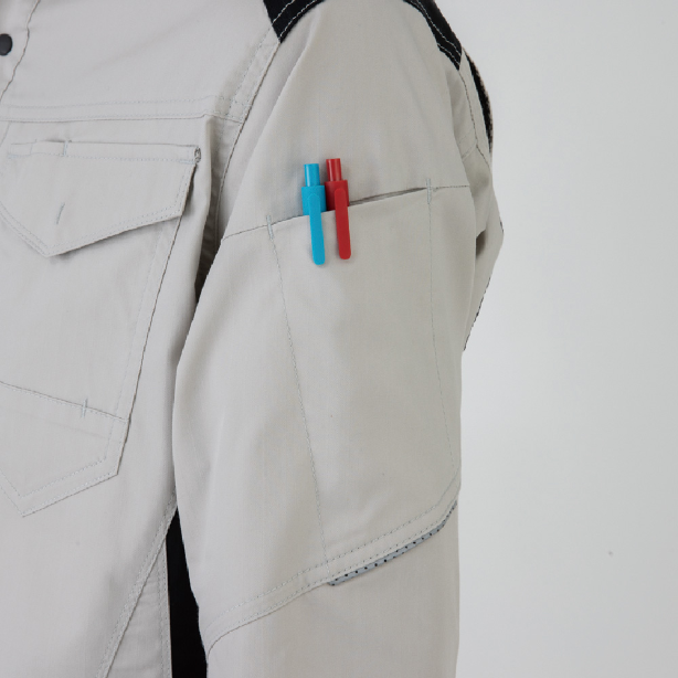 メーカー:CO_COS 品名&品番:CO-COS CC-AG-3088 秋冬ストレッチ長袖シャツ ANDARESCHIETTI×GLADIATOR【通年】 両袖ペン差し