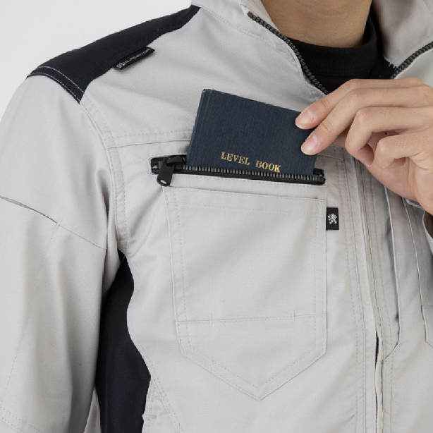 メーカー:CO_COS 品名&品番:CO-COS CC-AG-3180 秋冬ストレッチブルゾン ANDARESCHIETTI×GLADIATOR 右胸ファスナーポケット