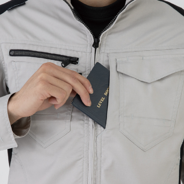 メーカー:CO_COS 品名&品番:CO-COS CC-AG-3180 秋冬ストレッチブルゾン ANDARESCHIETTI×GLADIATOR 縦ポケット