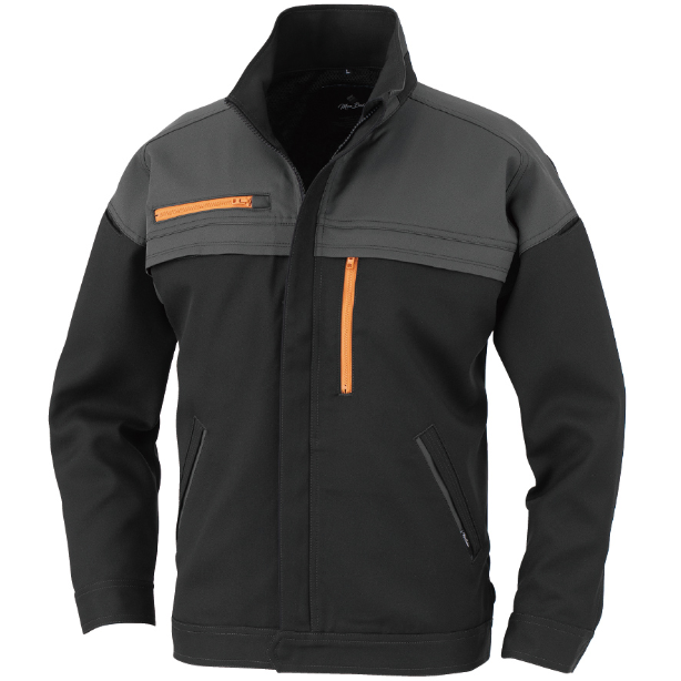 メーカー:CO_COS 品名&品番:CO-COS CC-MB25100 秋冬多機能×エコ裏綿ブルゾン MONBALENO(オプション表示用)  カラー:チャコール×ブラック