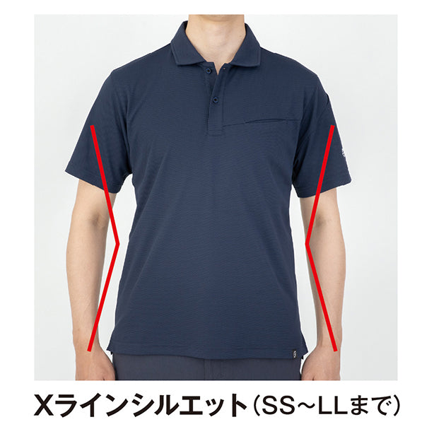 メーカー:CO_COS 品名&品番:CO-COS  ニオイクリア®消臭エコ半袖ポロシャツ ANDARESCHIETTI【通年】 Xラインシルエット