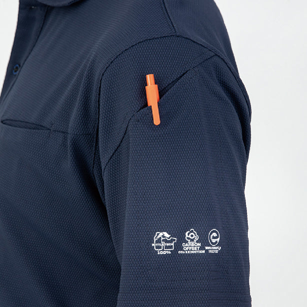 メーカー:CO_COS 品名&品番:CO-COS CC-AE-1727 ニオイクリア®消臭エコ半袖ポロシャツ ANDARESCHIETTI【通年】 袖ペン差し左