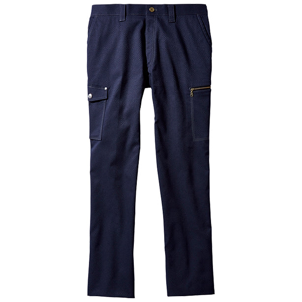 メーカー:JICHODO 品名&品番:JICHODO JC-53102 秋冬ストレッチノータックカーゴパンツ(一覧表示用)  カラー：ネービー