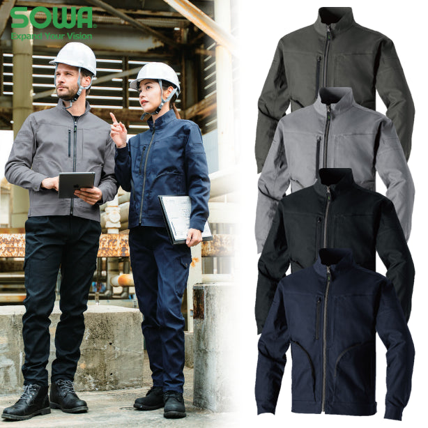 メーカー:SOWA 品名&品番:SOWA SO-3052-00 フルハーネス対応超多機能ブルゾン(一覧表示用) 