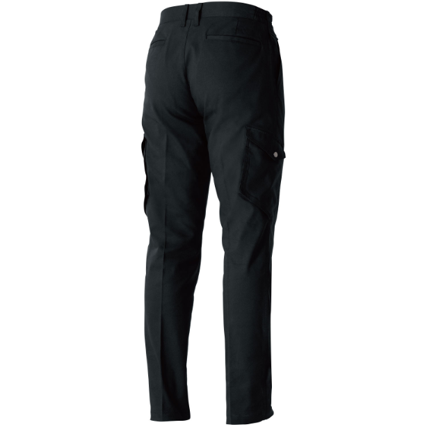 メーカー:SOWA 品名&品番:SOWA SO-3052-08 ワンタックカーゴパンツ カラー:ブラック(バックスタイル)