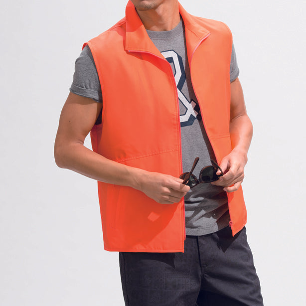 メーカー:ASAHICHO 品名&品番:E005 エコカラーベスト 着用イメージ