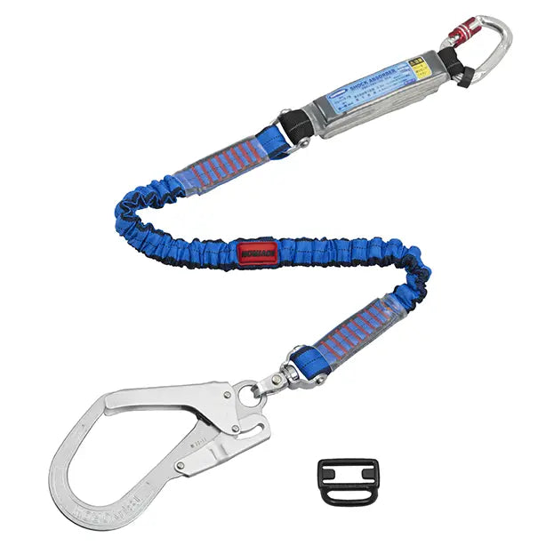メーカー:藤井電工 品名&品番:フルハーネス型墜落制止用器具 【ランヤード/伸縮式】ノビロン[THL-NV93SV 藤井電工](オプション表示用)  カラー:ブルー